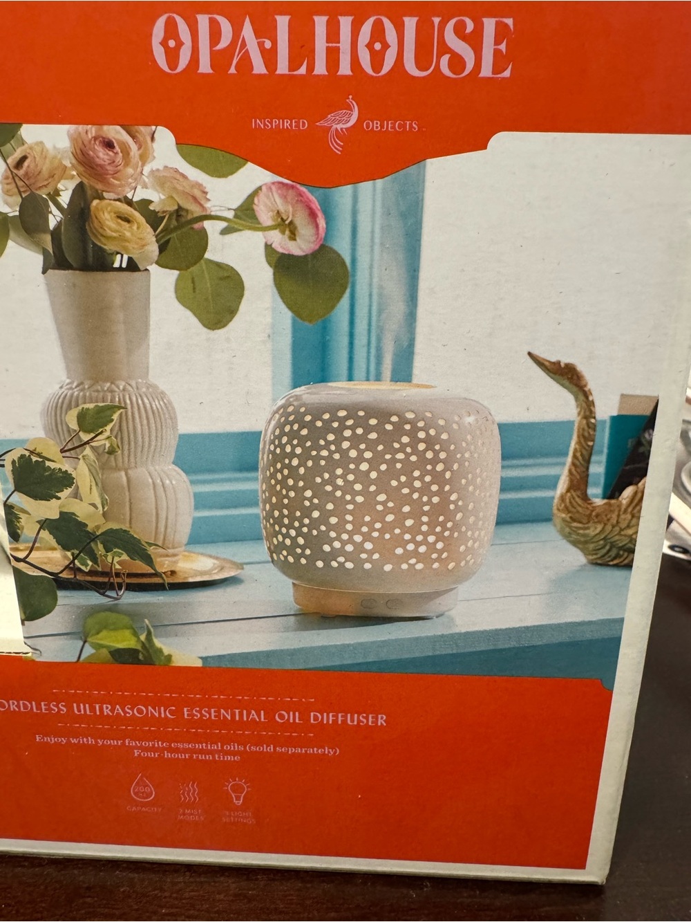 NEW | Opalhouse Cordless Ultrasonic Diffuser | Cream
